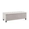 Tufted Top Soft Close Storage Bench