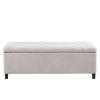 Tufted Top Soft Close Storage Bench